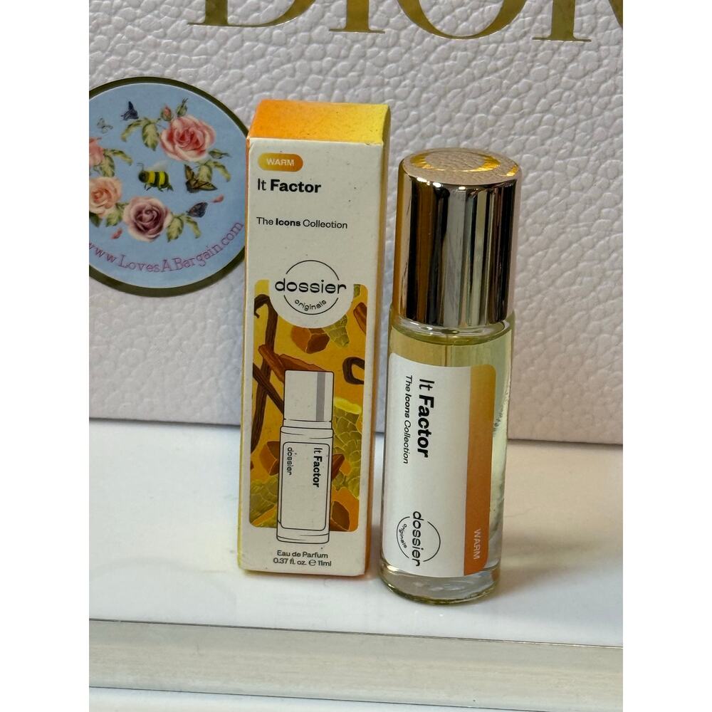 Dossier Body Perfume - IT Factor - 11 mL - NEW in Box